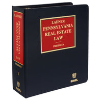 Ladner Pennsylvania Real Estate Law (includes book + digital download)