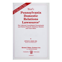 Pennsylvania Domestic Relations Lawsource® (includes book + digital download)