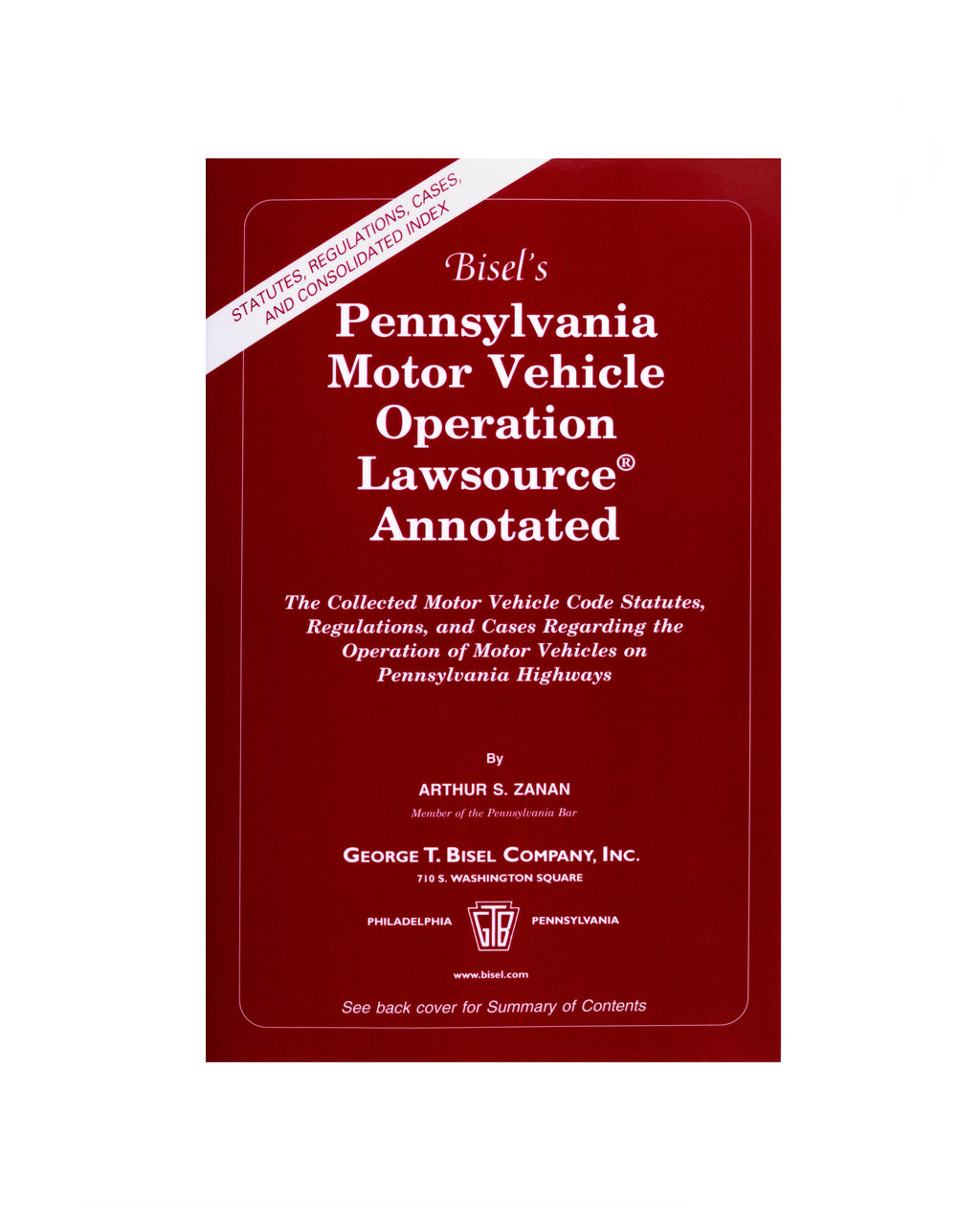 Pennsylvania Motor Vehicle Operation Lawsource® (includes book + digital download)