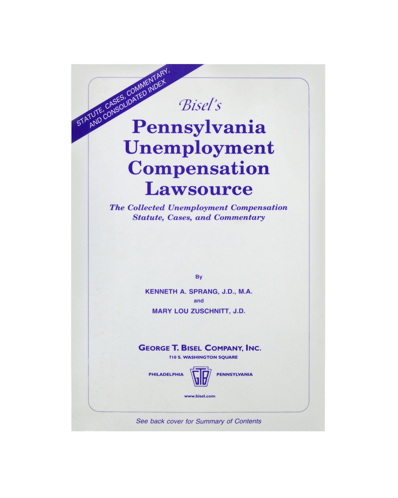 Pennsylvania Unemployment Compensation Lawsource® | Bisel Publishing