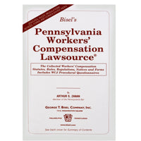 Pennsylvania Workers' Compensation Lawsource® (Includes book + digital download)