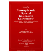 PA Special Education Lawsource (includes book + digital download)
