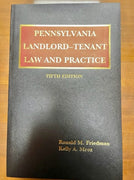 Pennsylvania Landlord-Tenant Law and Practice (includes book + ebook)