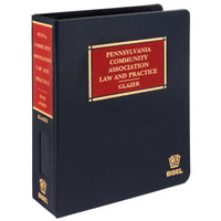 Pennsylvania Community Association Law & Practice (includes book + digital download)
