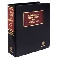 Pennsylvania Crimes Code & Criminal Law (includes book + digital download)