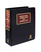 Pennsylvania Crimes Code & Criminal Law (includes book + digital download)