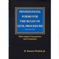 PA Forms for the Rules of Civil Procedure (Includes book + digital download)