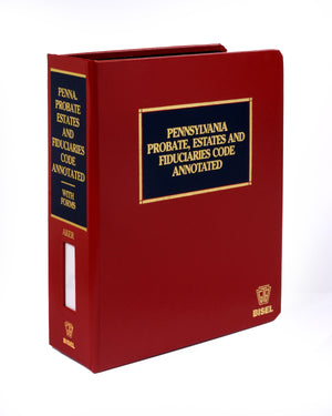 Pennsylvania Probate Estates and Fiduciaries Code - CD-ROM Version