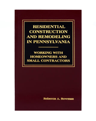 Z-Password Protected Digital Download - Residential Construction & Remodeling Law in Pennsylvania